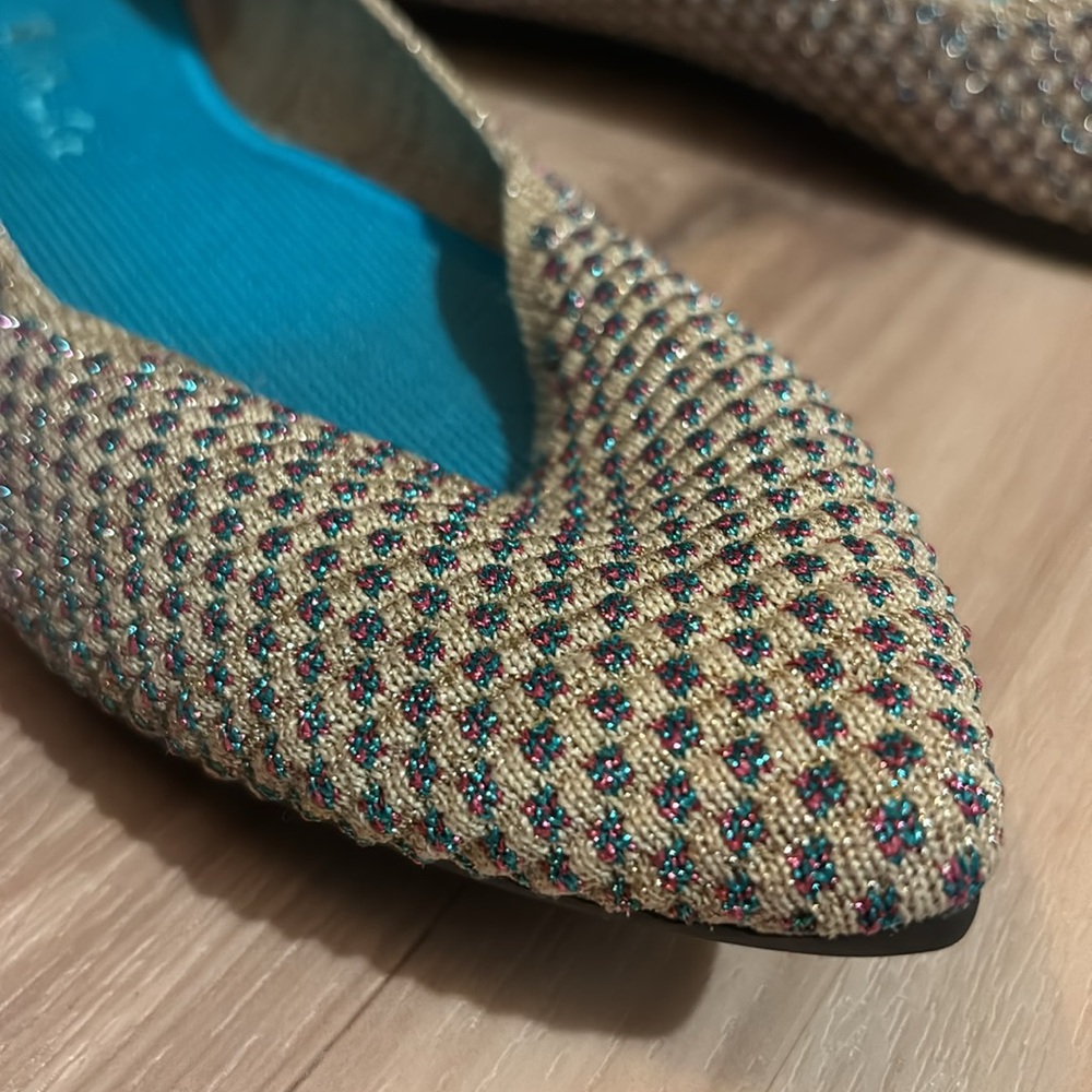 Limited Featured Multi Metallic Rothy’s Points - Picture 2 of 4